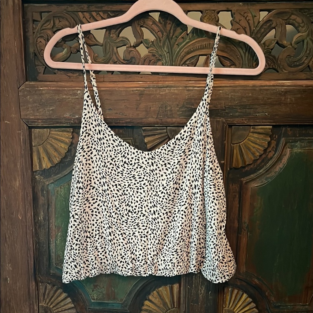 Z Supply Stylish Black and White Women's Top